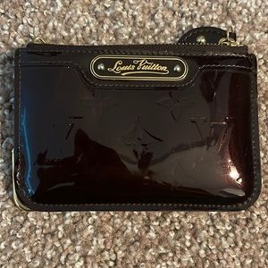 Authentic Louis Vuitton Pochette Cles Amarante in great condition